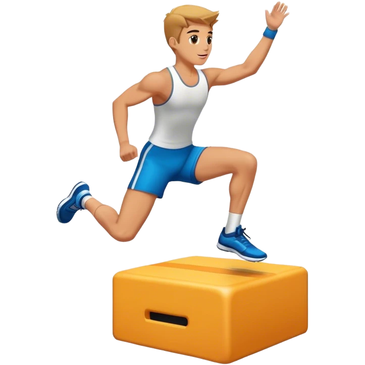 plyo-box-jump exercise side-view emoji