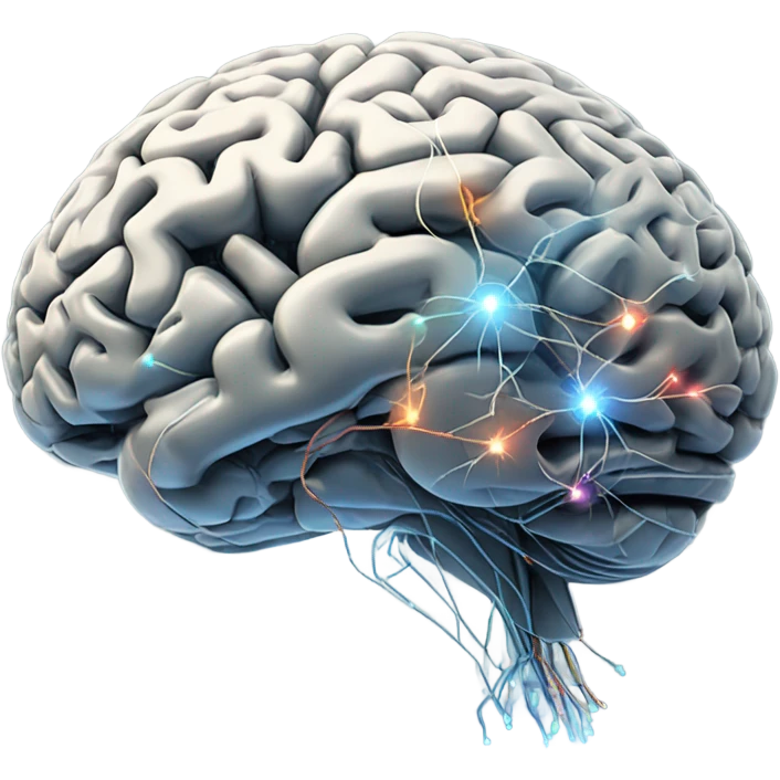 digital brain emoji