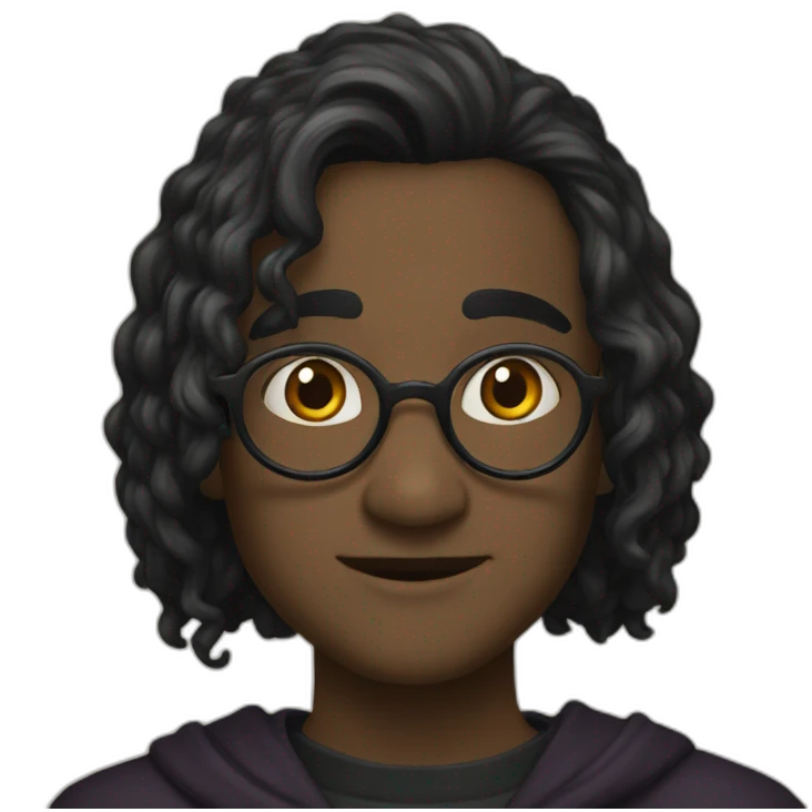 Harry potter black emoji