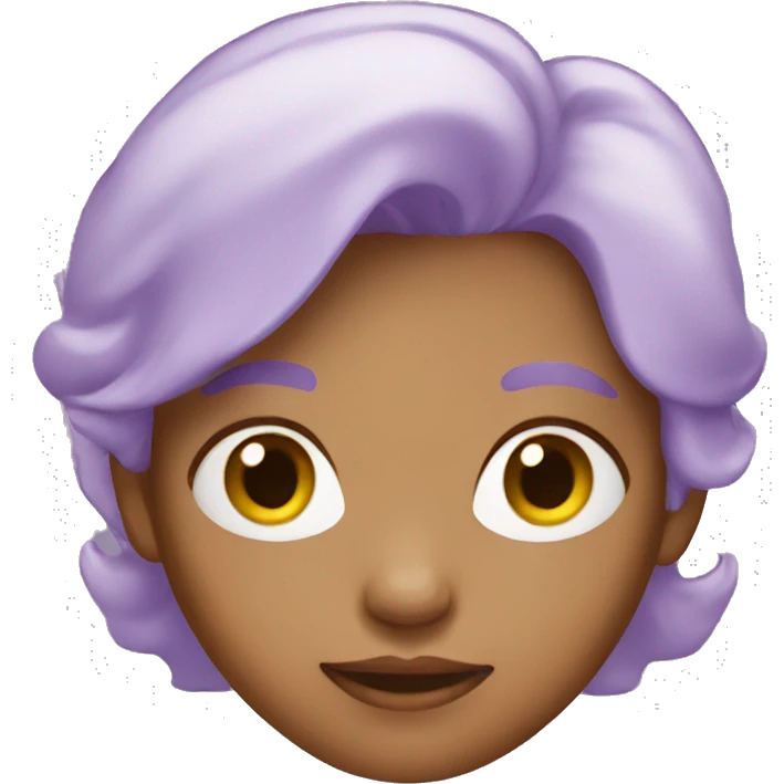 woman with light purple hair emoji