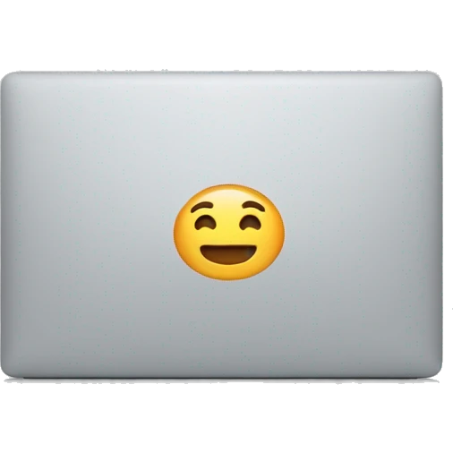 a macbook emoji