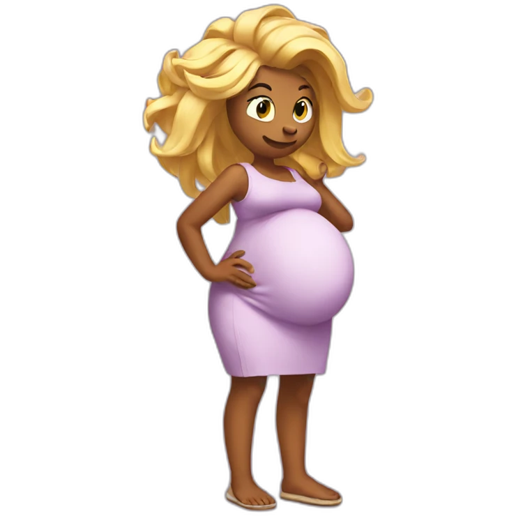 pregnant-sonic emoji