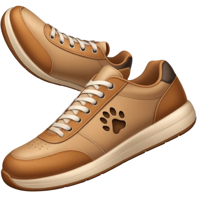  a foot wearing a sneaker pressing on the ground, leaving a visible shoe print beneath. Rounded, glossy, smooth, soft shadows, white background.


 emoji