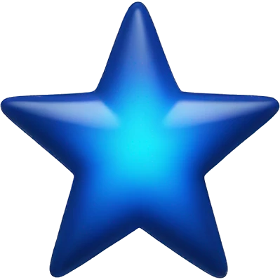 blue star no face  emoji