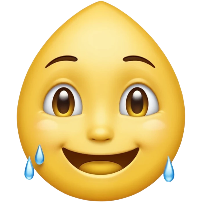 Tears of Joy emoji—iOS style. emoji
