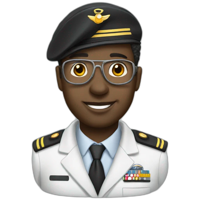 Airbus Black pilot emoji