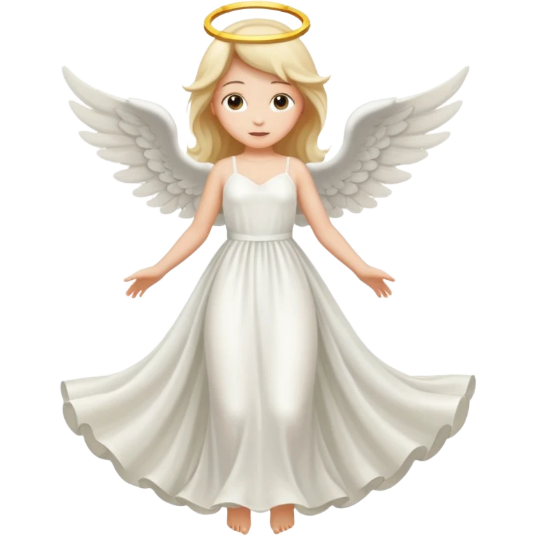angel floating emoji