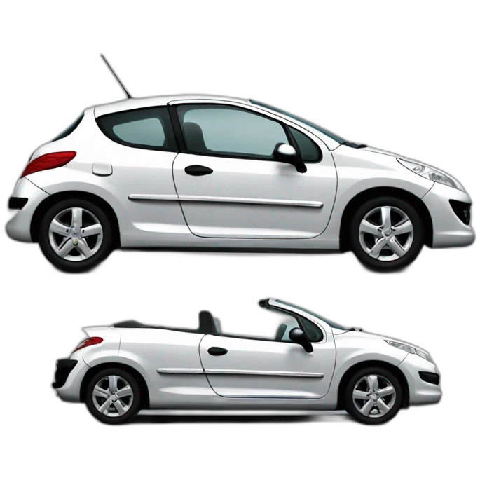 Peugeot 207+ (w/noir) emoji