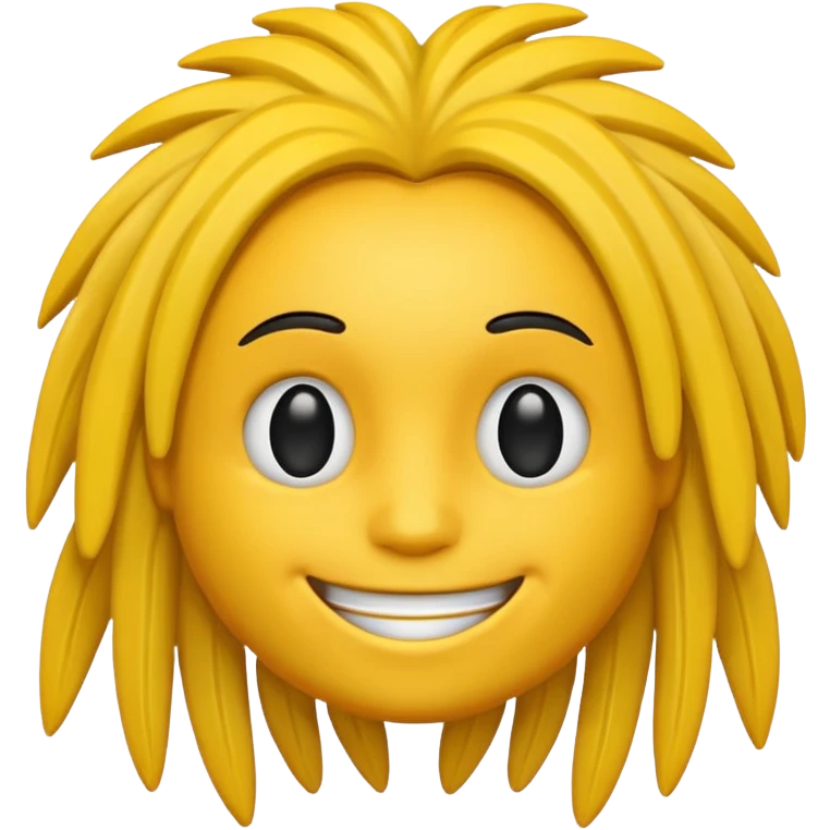 Dreadhead emoji but make him yellow emoji  emoji