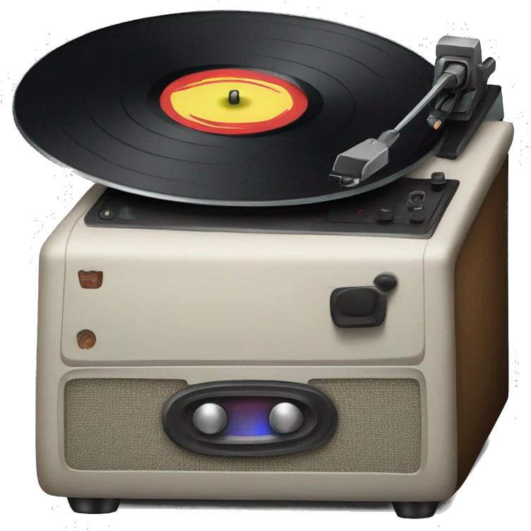 record player emoji