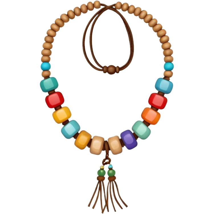 hippie necklace emoji
