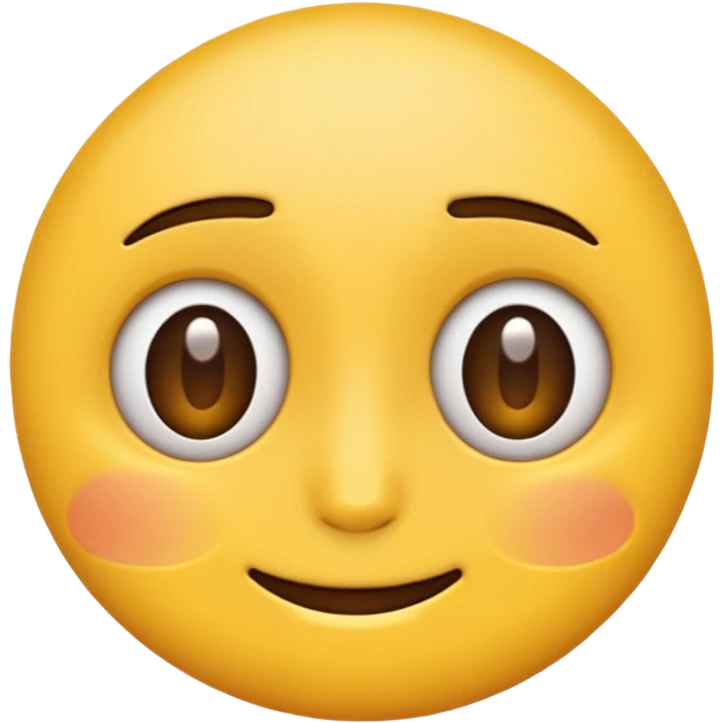 a regular looking emoji with squinted eyes emoji