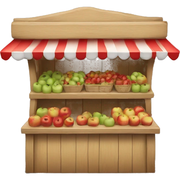 apple stall emoji