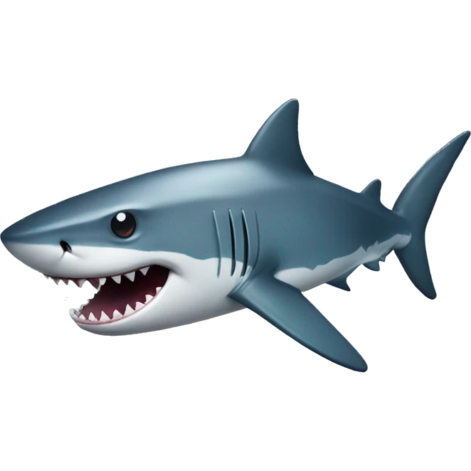 shark with glass emoji