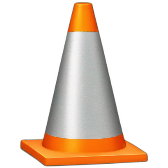 Traffic cone emoji