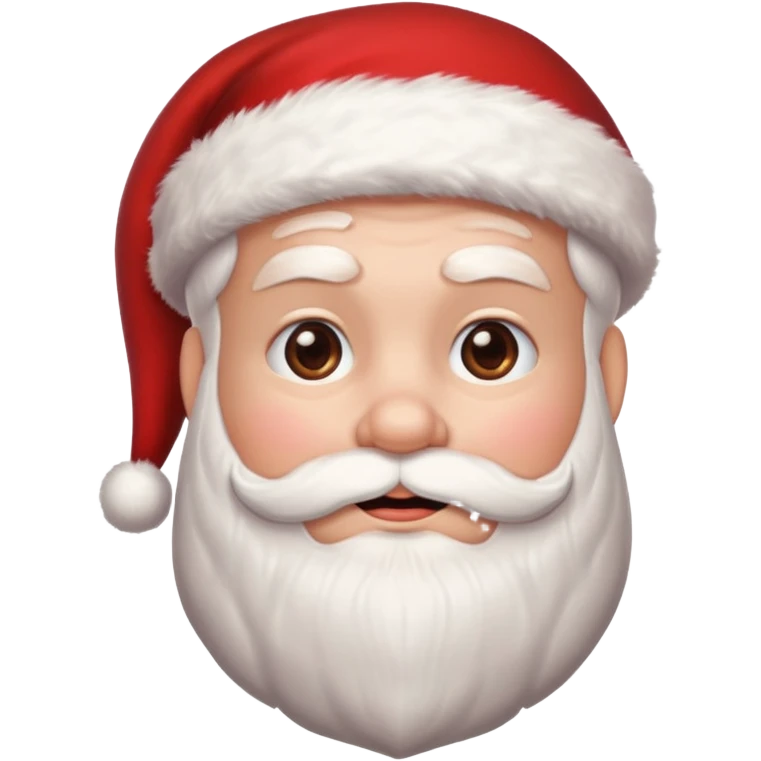 santa without clown emoji