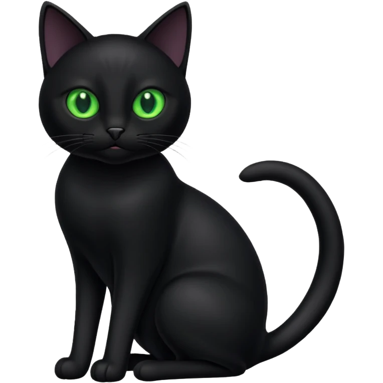 Black cat emoji