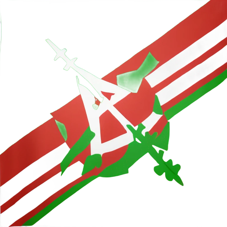 Create the adygea republic flag emoji