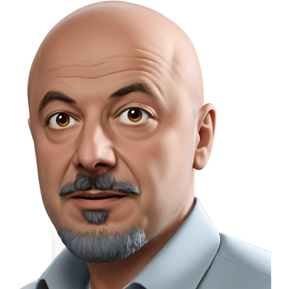 realistic male portrait with beard emoji