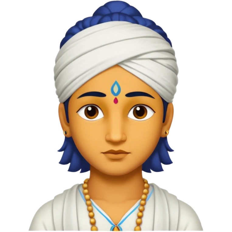 krishna white emoji