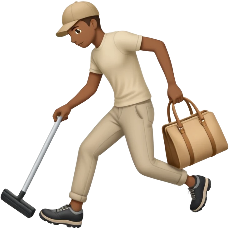 dragging your ass emoji