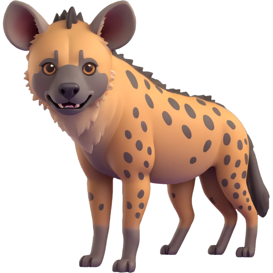 Realistic Hyena emoji