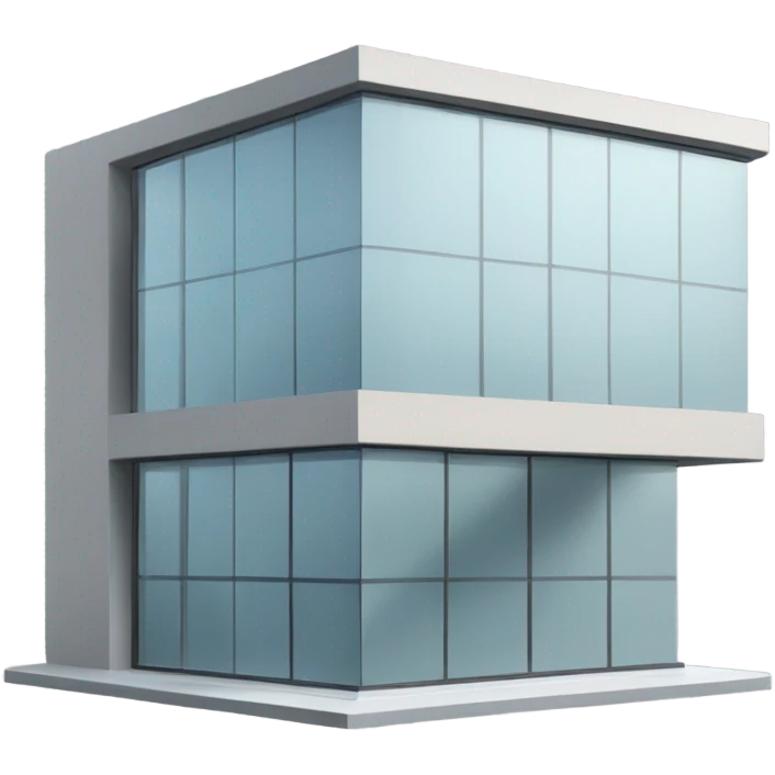 modern small building emoji