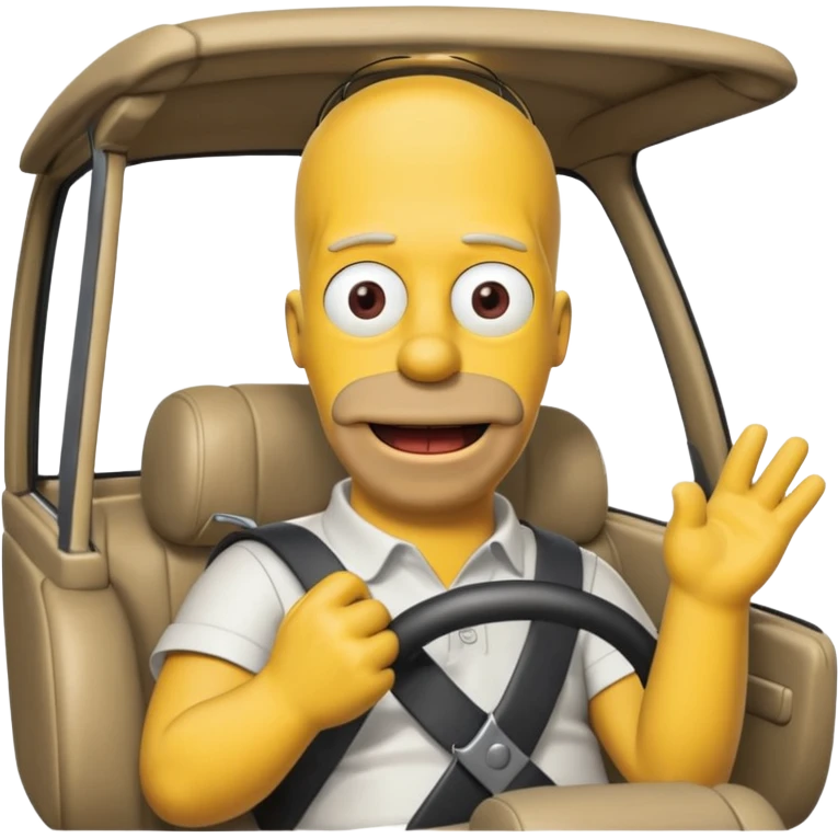 homer simpson car emoji