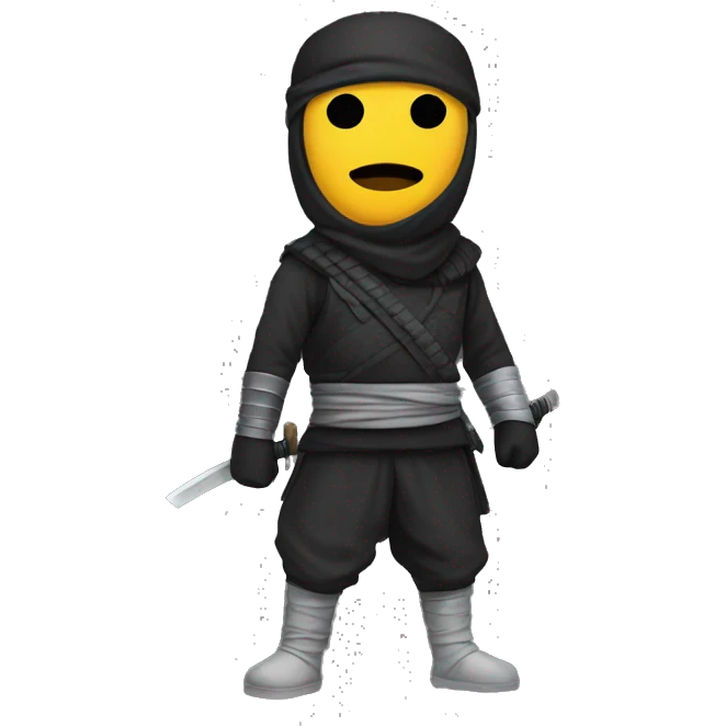 Ninja solo la cara emoji