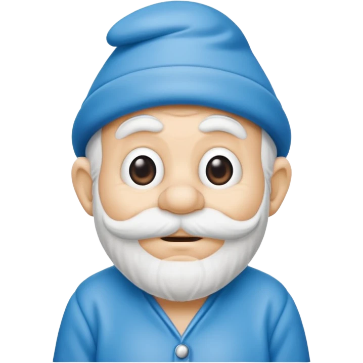 grandfather smurf  emoji