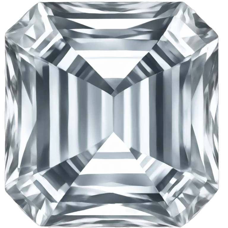 Emerald cut diamond ring  emoji