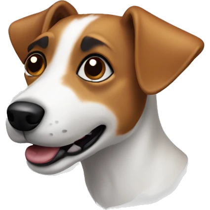 Jack russel dog emoji