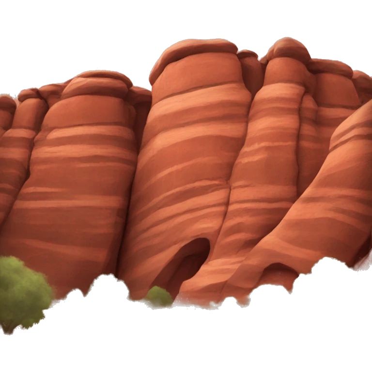 Sedona red rocks emoji