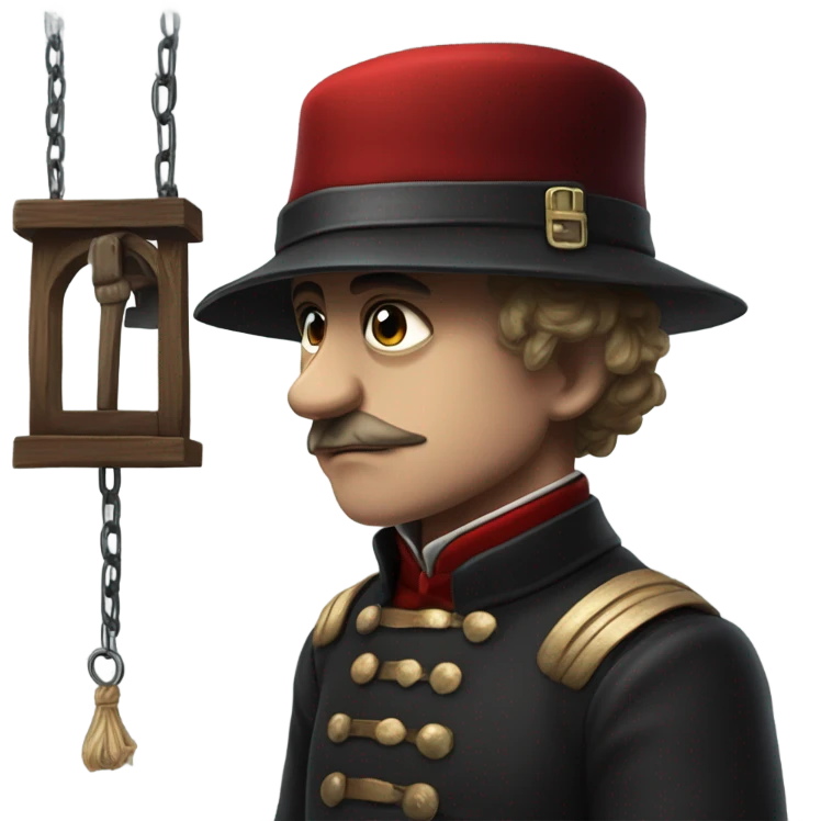 the red baron on the gallows from the game The Witcher 3 emoji