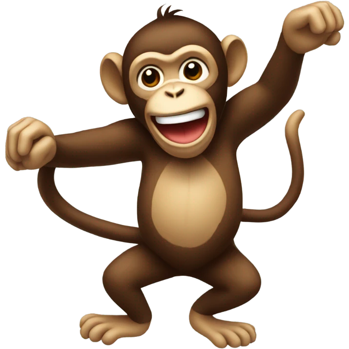 Dancing monkey emoji
