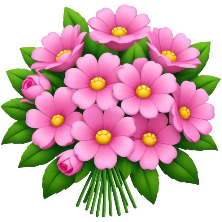 pink flower bouquet  emoji