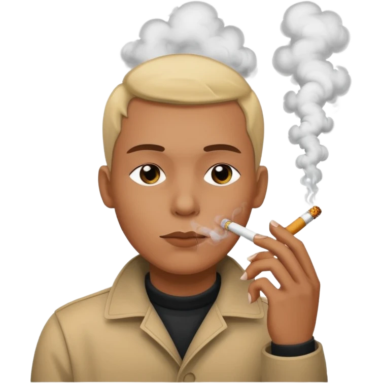 Has una persona fumando emoji