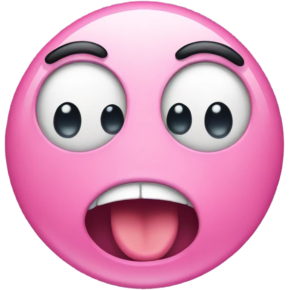 Pink crying laughing emoji  emoji