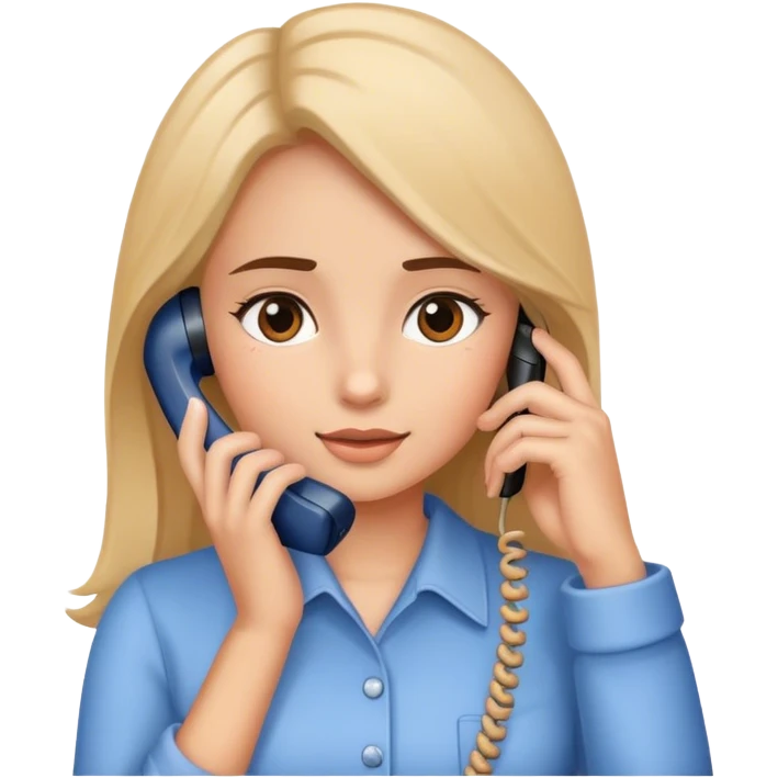 Girl on the phone  emoji