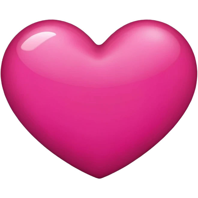 Dark pink heart emoji
