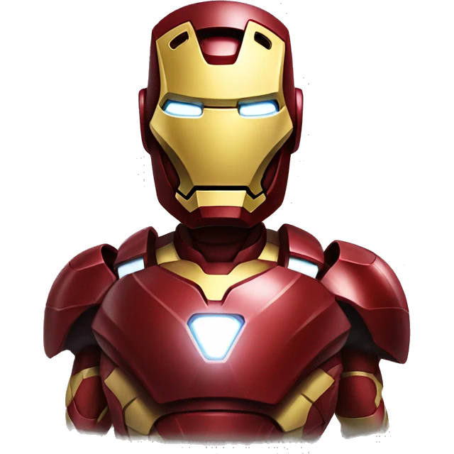Iron man, love fruits emoji
