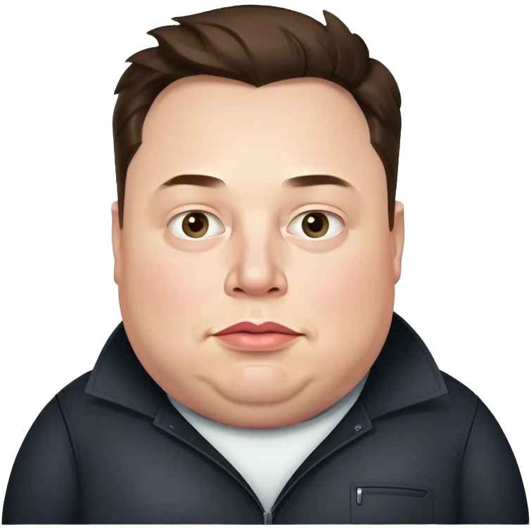 Fat Elon Musk emoji