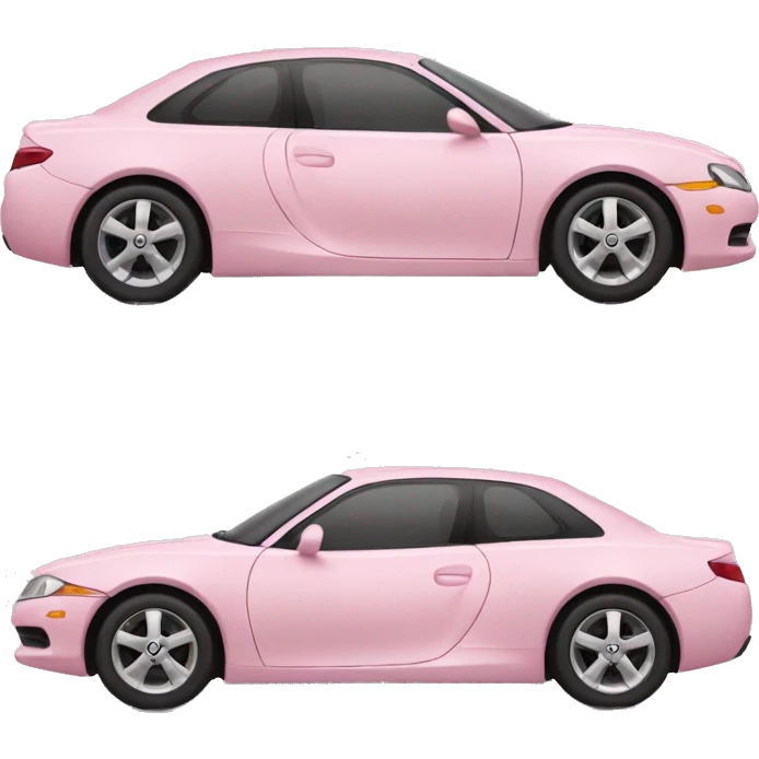 light pink car emoji