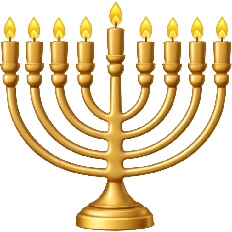 The Menorah emoji
