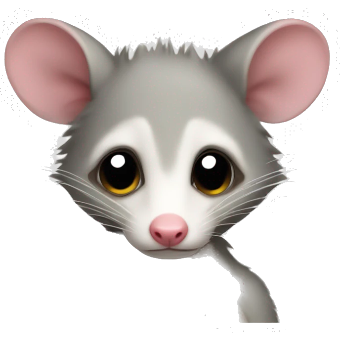 autistic opossum overwhelmed emoji