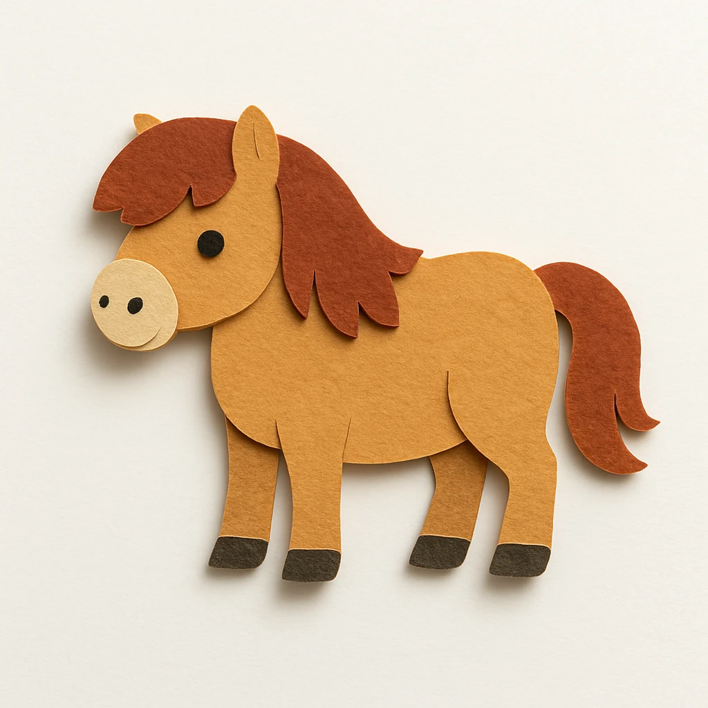 miniature shetland pony emoji