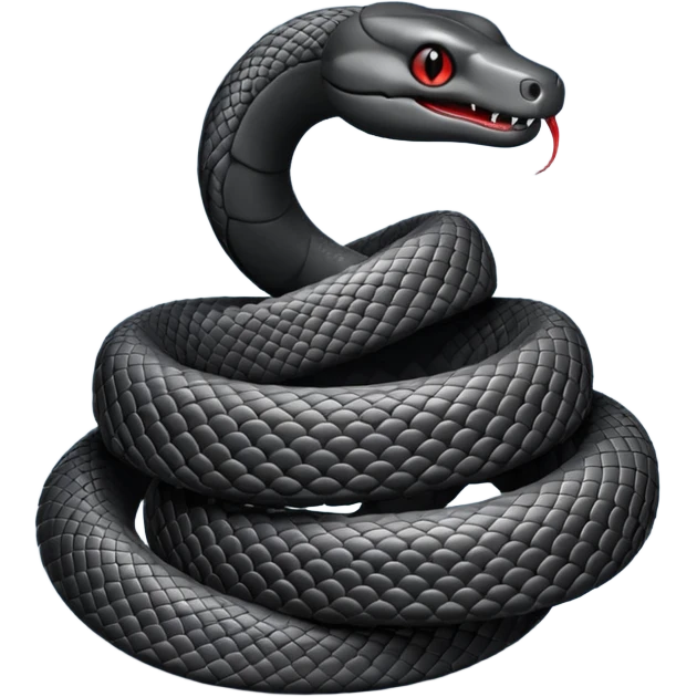 Black snake emoji