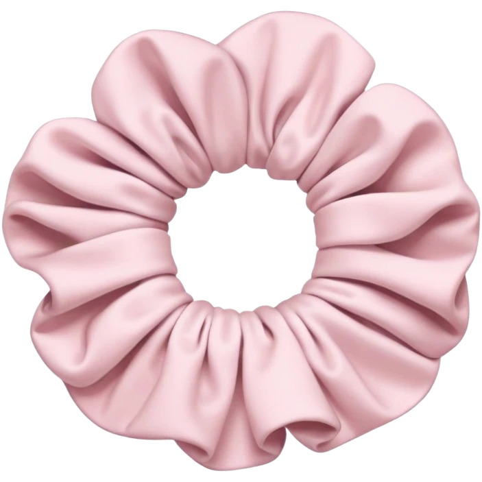 Pale pink Scrunchie  emoji