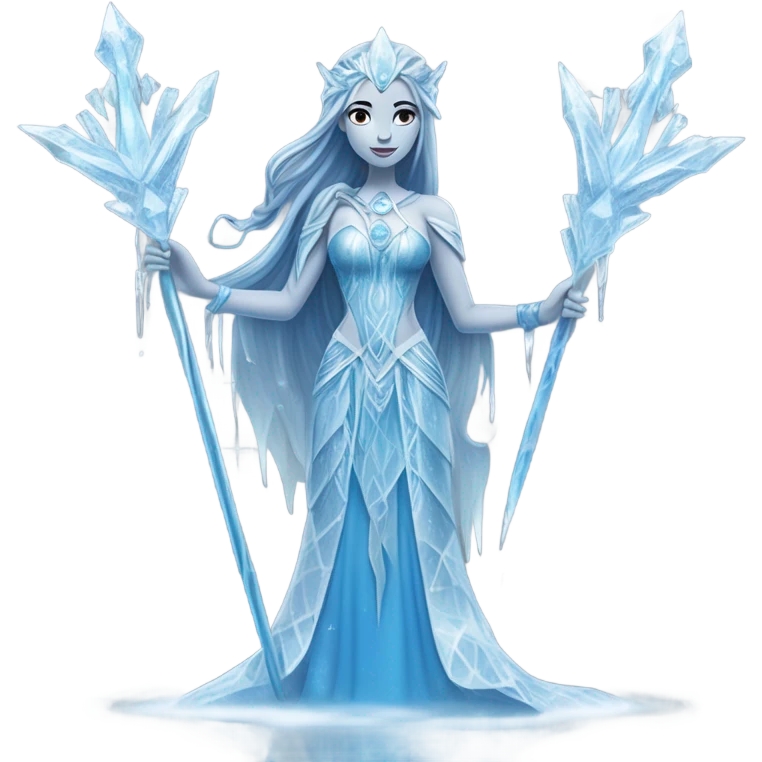 Goddes of ice emoji