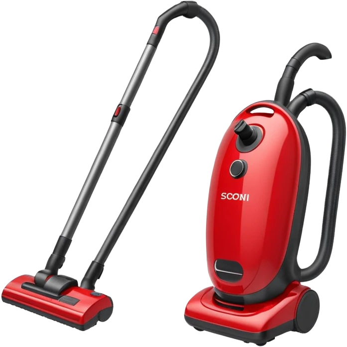 red cordless vacuum emoji